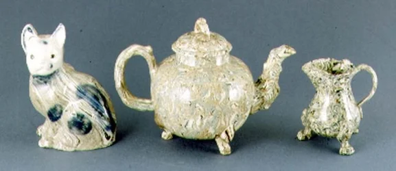 Czajnik i dzbanek do śmietany, ok.1745-50 (naczynie z agatu)